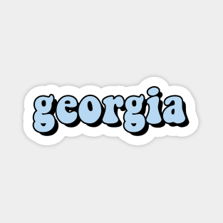 Pale Blue Georgia Sticker